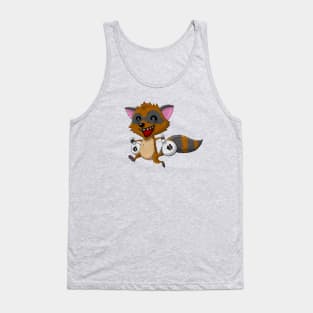 Raccoon Bandit Tank Top